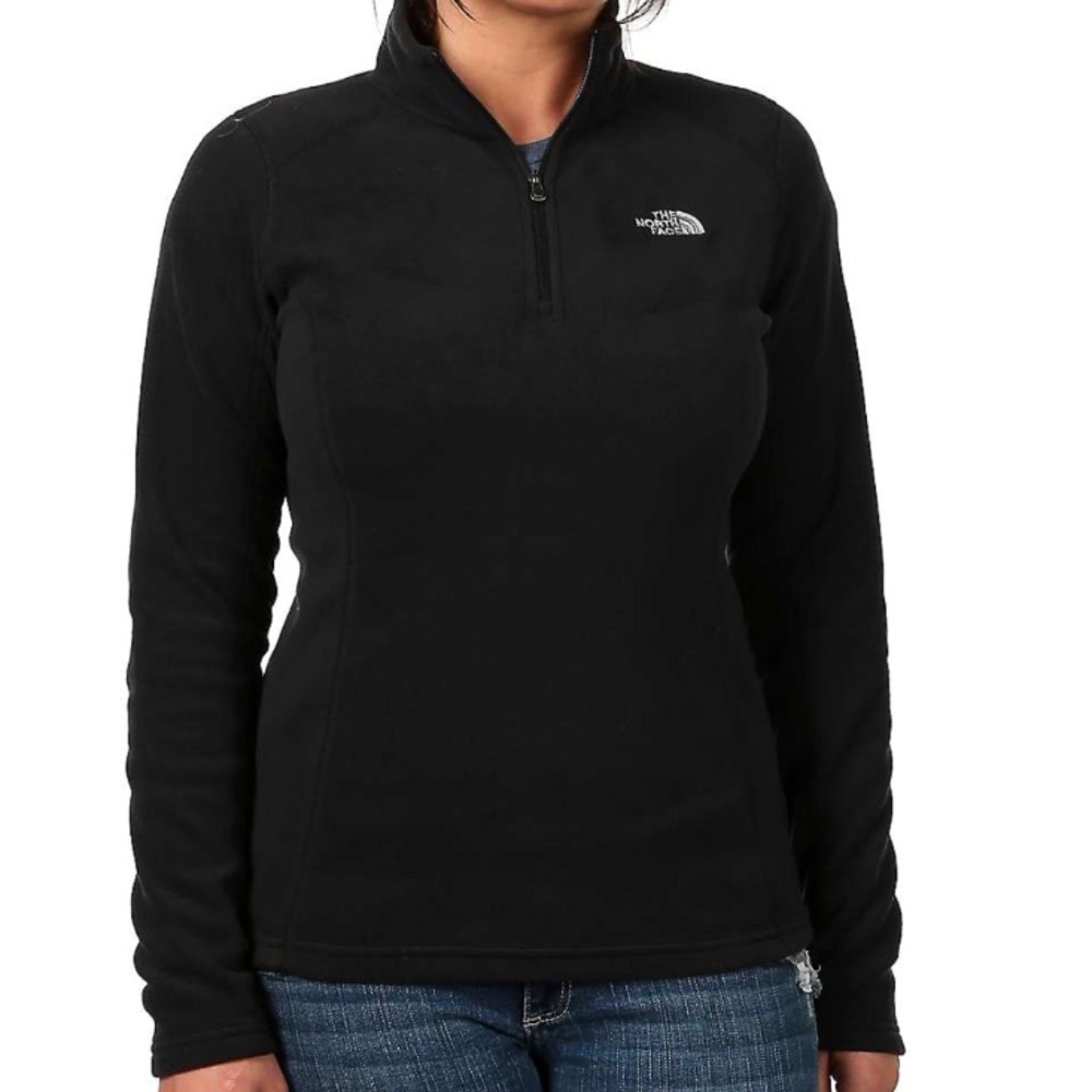 BURGUNDY Women’s North Face Fleece Half-Zip Small